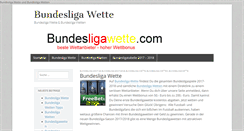 Desktop Screenshot of bundesligawette.com